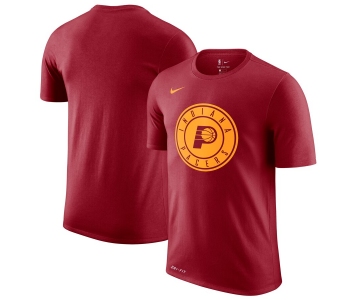 Indiana Pacers Nike Hardwood Classics Performance Logo T-Shirt Red