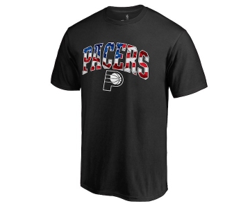 Men's Indiana Pacers Black Banner Wave T-Shirt