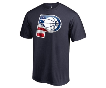 Men's Indiana Pacers Fanatics Branded Navy Personalized Name and Number Banner Wave T-Shirt