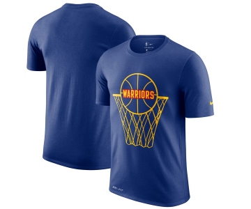 Golden State Warriors Nike Hardwood Classics Hometown Vintage T-Shirt Royal