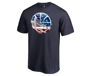 Men's Golden State Warriors Fanatics Branded Navy Personalized Name and Number Banner Wave T-Shirt