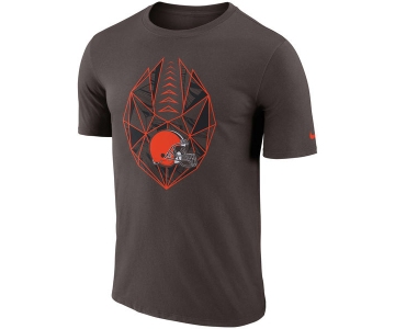 Men's Cleveland Browns Nike Brown Fan Gear Icon Performance T-Shirt