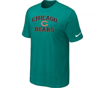 Chicago Bears Heart & Soul Green T-Shirt