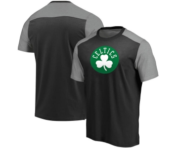 Boston Celtics Big & Tall Iconic T-Shirt - BlackHeathered Gray