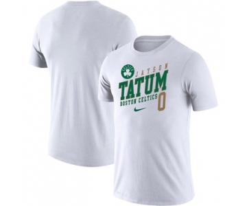 Jayson Tatum Boston Celtics Nike Player Performance T-Shirt White