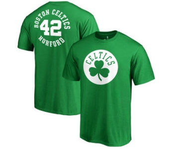 Men's Boston Celtics 42 Al Horford Fanatics Branded Kelly Green Round About Name & Number T-Shirt