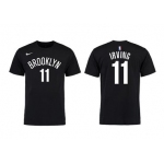 Brooklyn Nets 11 Kyrie Irving Black Nike T-Shirt1