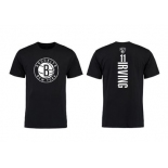 Brooklyn Nets 11 Kyrie Irving Black T-Shirts