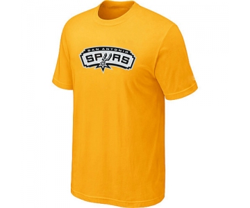 San Antonio Spurs Big & Tall Primary Logo Yellow NBA T-Shirt