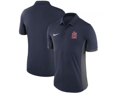 Men's St. Louis Cardinals Nike Navy Franchise Polo