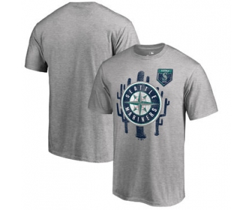 Seattle Mariners Fanatics Branded 2018 Spring Training Vintage Big & Tall T Shirt Heather Gray