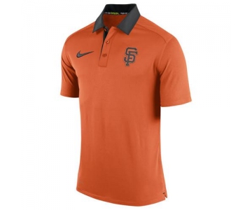 Men's San Francisco Giants Nike Orange Authentic Collection Dri-FIT Elite Polo