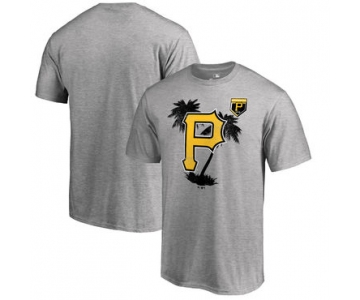 Pittsburgh Pirates Fanatics Branded 2018 MLB Spring Training Vintage T Shirt Heather Gray