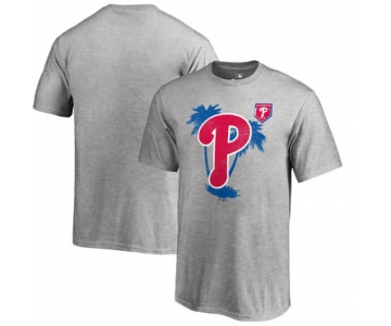 Philadelphia Phillies Fanatics Branded 2018 MLB Spring Training Vintage T Shirt Heather Gray