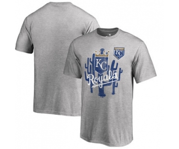 Kansas City Royals Fanatics Branded 2018 MLB Spring Training Vintage T Shirt Heather Gray