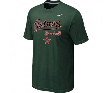 Nike MLB Houston Astros 2014 Home Practice T-Shirt - Dark Green