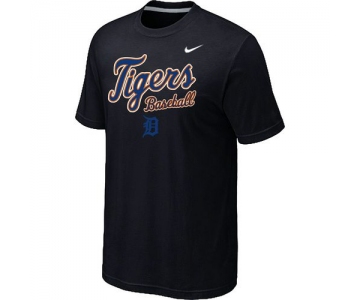 Nike MLB Detroit Tigers 2014 Home Practice T-Shirt - Black