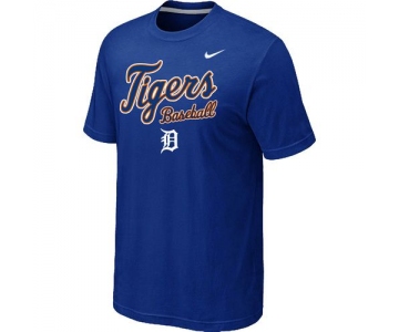 Nike MLB Detroit Tigers 2014 Home Practice T-Shirt - Blue