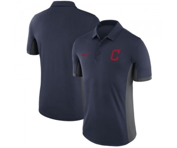 Men's Cleveland Indians Nike Navy Franchise Polo