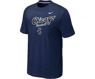 Nike MLB Chicago White Sox 2014 Home Practice T-Shirt - Dark blue