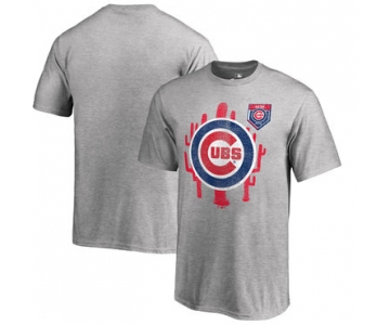 Chicago Cubs Fanatics Branded 2018 MLB Spring Training Vintage T Shirt Heather Gray