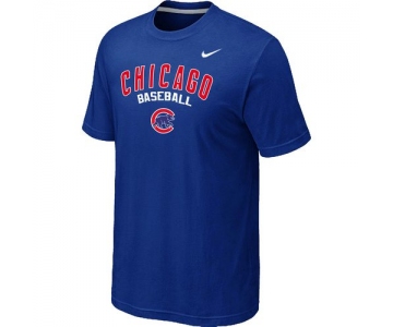 Nike MLB Chicago Cubs 2014 Home Practice T-Shirt - Blue