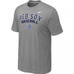 Nike MLB Boston Red Sox 2014 Home Practice T-Shirt - Light Grey