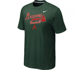 Nike MLB Atlanta Braves 2014 Home Practice T-Shirt - Dark Green