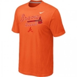 Nike MLB Atlanta Braves 2014 Home Practice T-Shirt - Orange