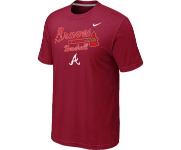 Nike MLB Atlanta Braves 2014 Home Practice T-Shirt - Red