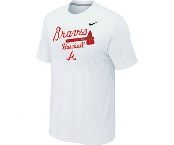Nike MLB Atlanta Braves 2014 Home Practice T-Shirt - White