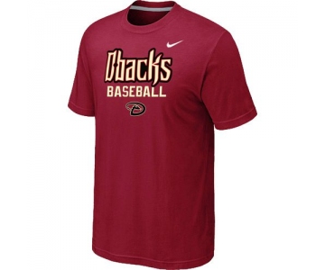 Nike MLB Arizona Diamondbacks 2014 Home Practice T-Shirt - Red