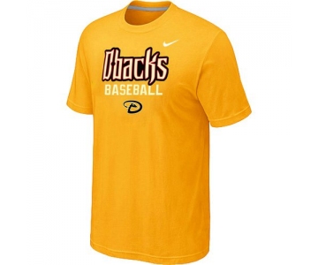 Nike MLB Arizona Diamondbacks 2014 Home Practice T-Shirt - Yellow