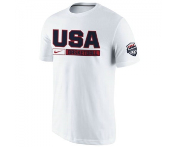 Team USA Basketball Nike Practice T-Shirt White