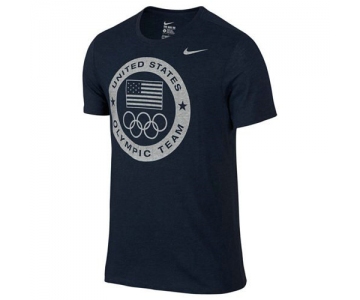 Team USA Nike Dri-Blend Logo Performance T-Shirt Navy
