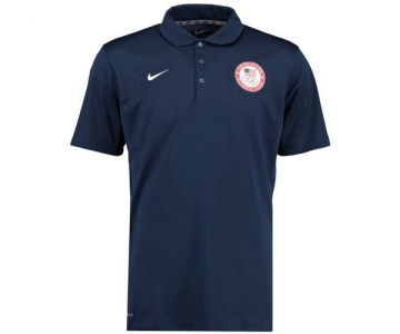 Team USA Nike Varsity Dri-FIT Polo Navy