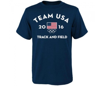 Team USA Track and Field NGB Very Official National Governing Body T-Shirt Navy
