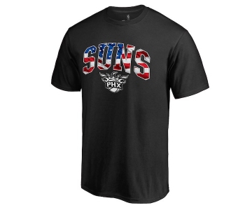 Men's Phoenix Suns Black Banner Wave T-Shirt