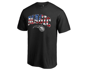 Men's Orlando Magic Black Banner Wave T-Shirt