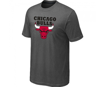 Chicago Bulls Big & Tall Primary Logo D.Grey NBA T-Shirt