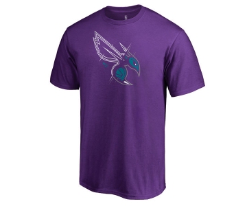 Men's Charlotte Hornets Fanatics Branded Purple X-Ray T-Shirt