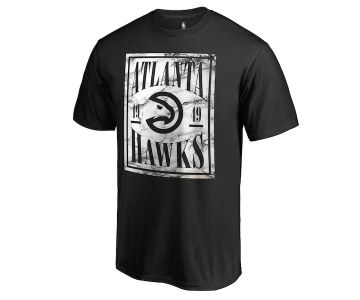 Men's Atlanta Hawks Fanatics Branded Black Court Vision T-Shirt