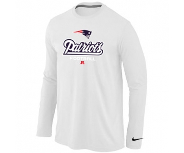 Nike New England Patriots Critical Victory Long Sleeve T-Shirt White