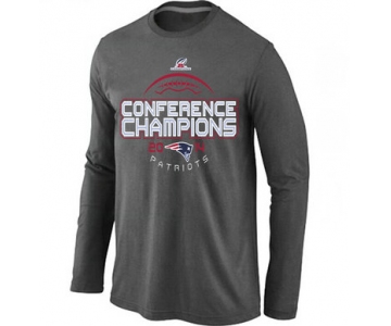 Nike Patriots D.Grey Long Sleeve Men T-Shirts02