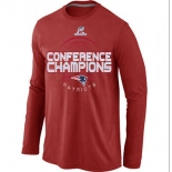 Nike Patriots Red Long Sleeve Men T-Shirts02