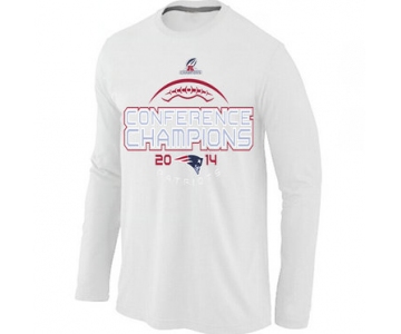 Nike Patriots White Long Sleeve Men T-Shirts