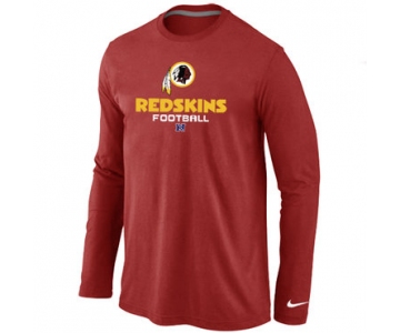 Nike Washington Redskins Critical Victory Long Sleeve T-Shirt Red