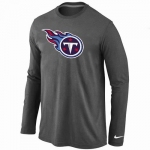 Nike Tennessee Titans Logo Long Sleeve T-Shirt D.Grey