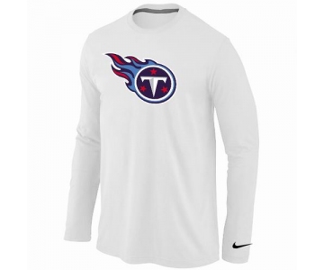 Nike Tennessee Titans Logo Long Sleeve T-Shirt WHITE