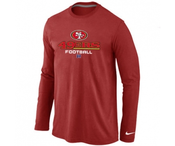 Nike San Francisco 49ers Critical Victory Long Sleeve T-Shirt RED